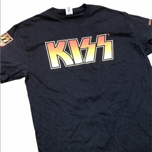 KISS size medium band black T-shirt